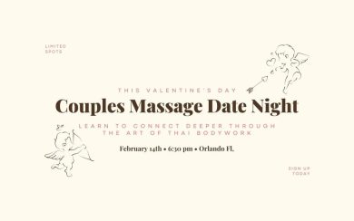 Valentine’s Day: Couples Massage Date Night